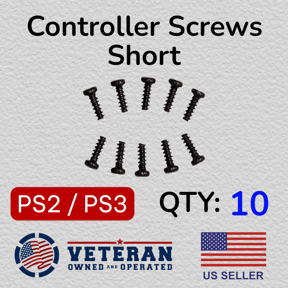 Sony PlayStation Controller Screw Set PS1, PS2 and PS3 Dualshock