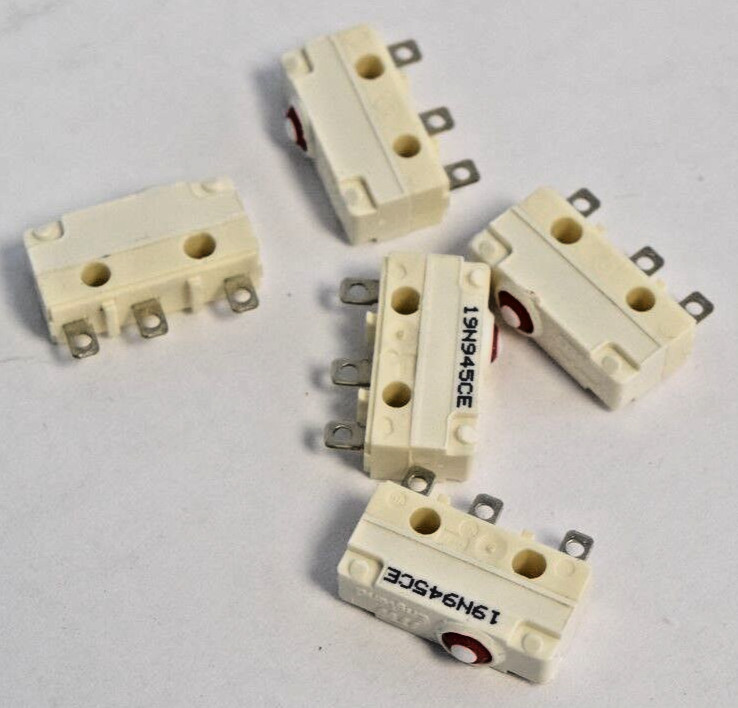 5x ITW Waterproof Micro Limit Switch Microswitch Plunger Mini Button 19N945CE 5A
