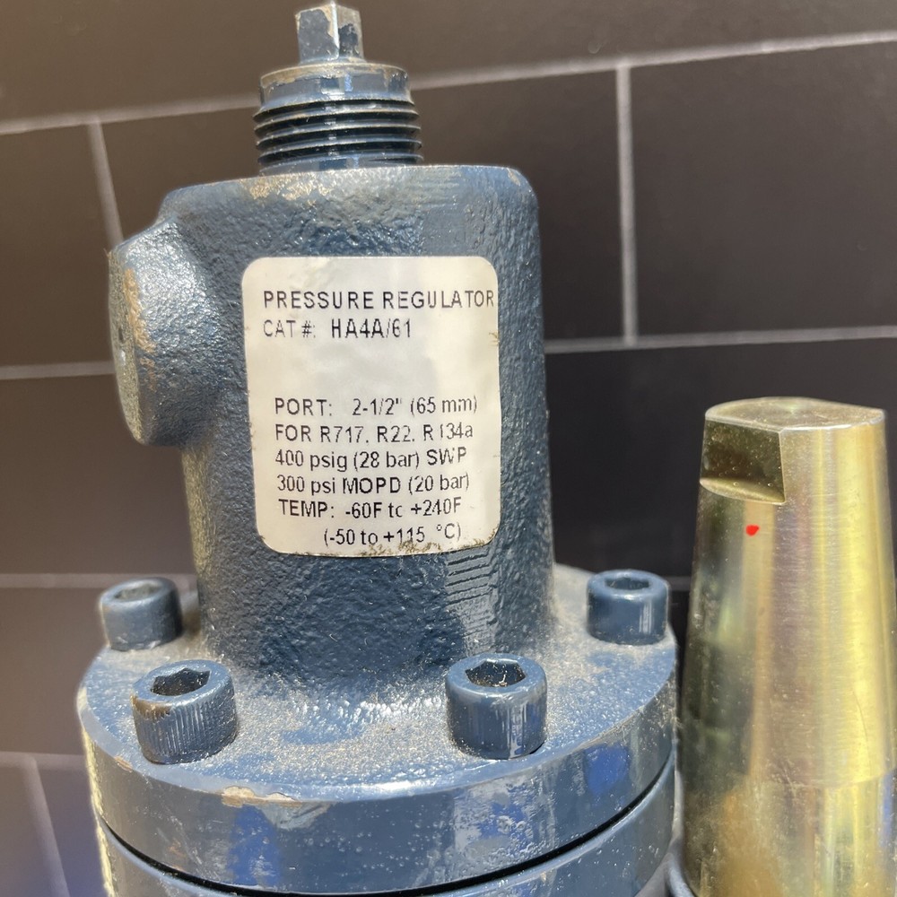 Hansen HA4A/61, 2-1/2" (65mm) Pressure Regulator Range A
