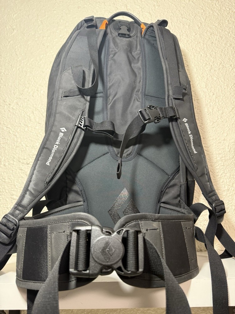 Black Diamond Sidewinder 20L Backpack Black Rock Climbing Day Pack Hiking EUC