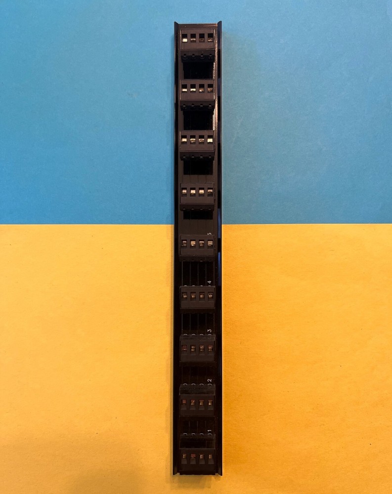 Speaker Connection Terminal Board 9 Pair, Parallel, 94VOC rated, Sanitized.