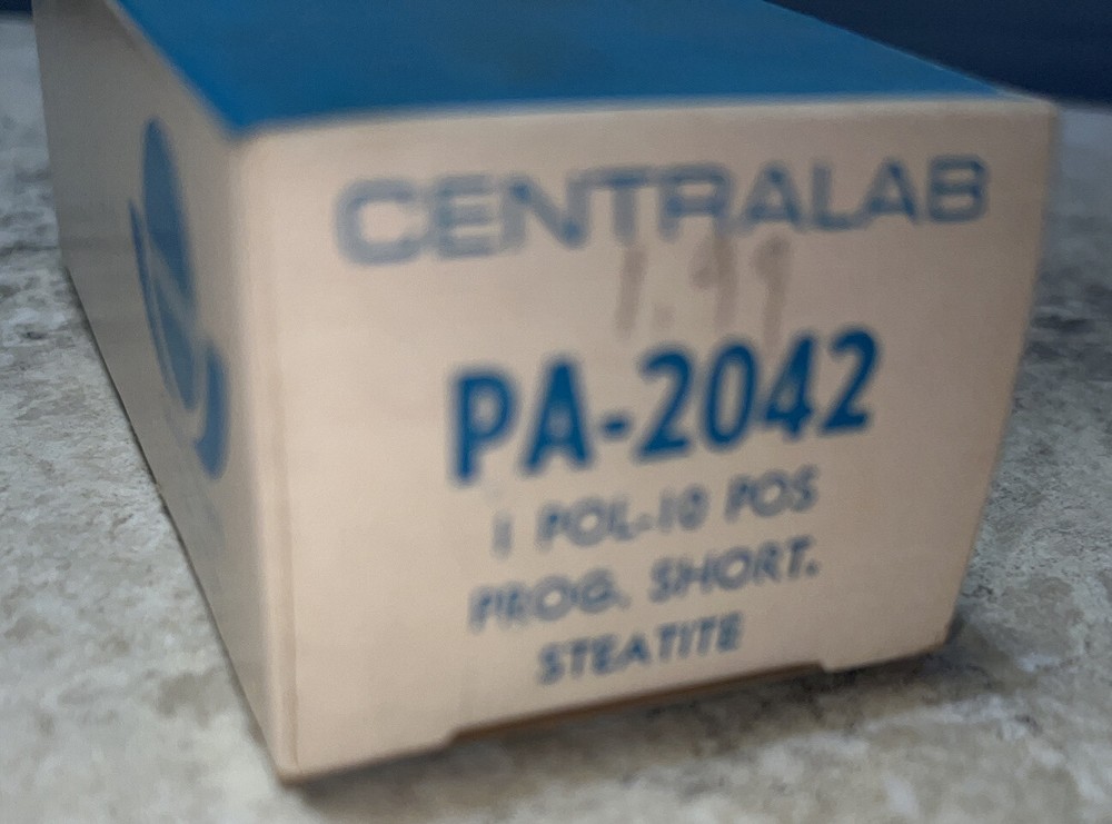 Nos Surplus Mini Centralab Ceramic 1-pol / 10 pos Switch PA-2042