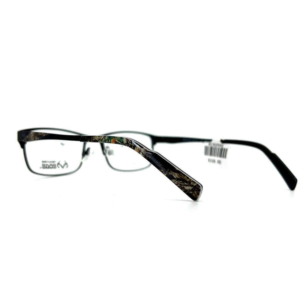 Realtree EDGE R708 blk Eyeglasses Frames Black Black Rectangular 53-17-140
