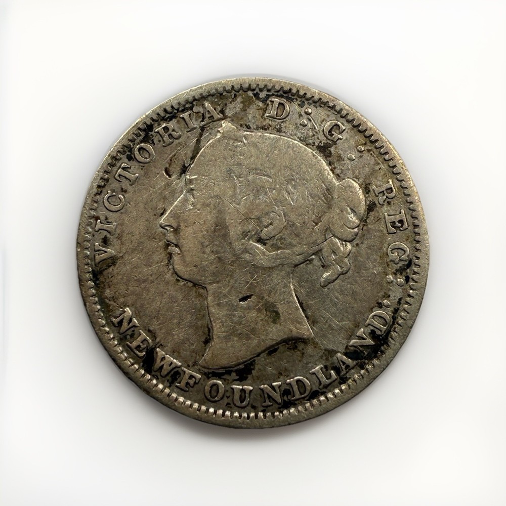 1896 5 Cents Newfoundland