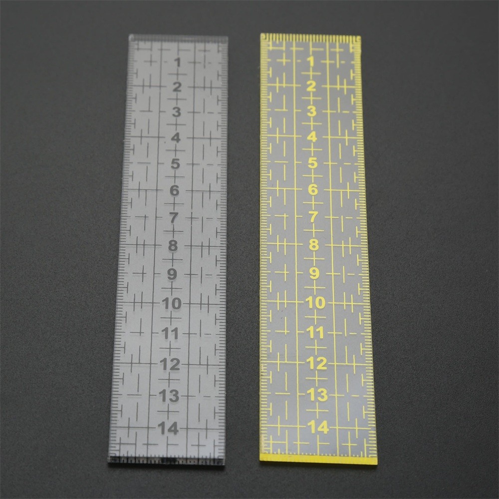 15*3cm 2Color Patchwork Ruler Sewing Patchwork Tool Acrylic Seam Sewing Foot
