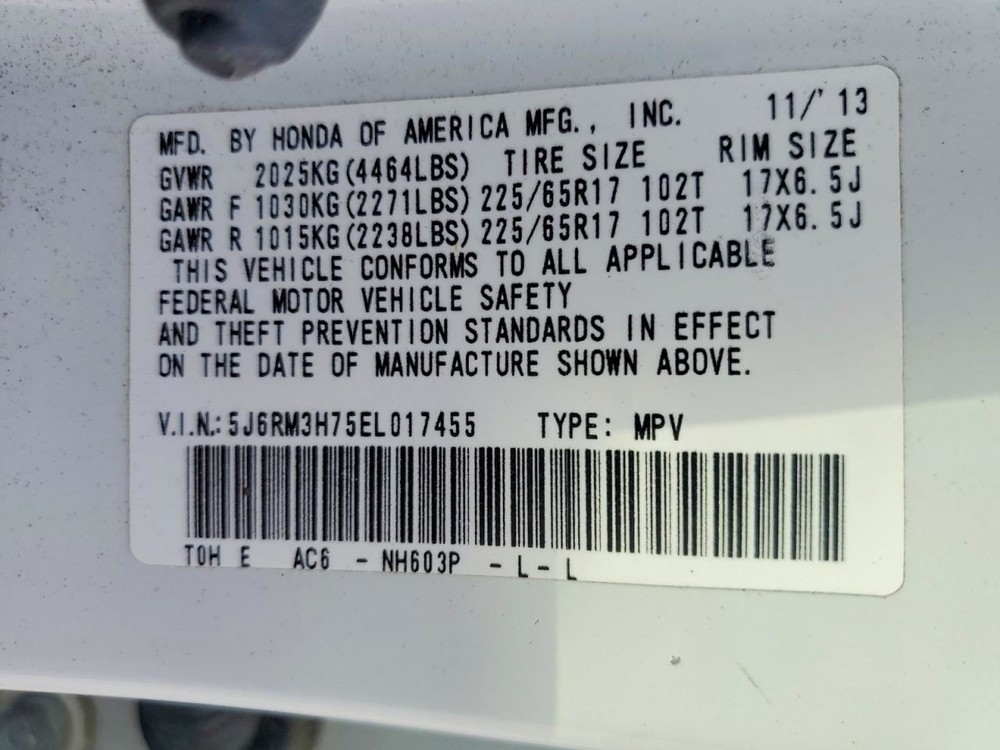 CR-V 2014 Glove Box 4993130