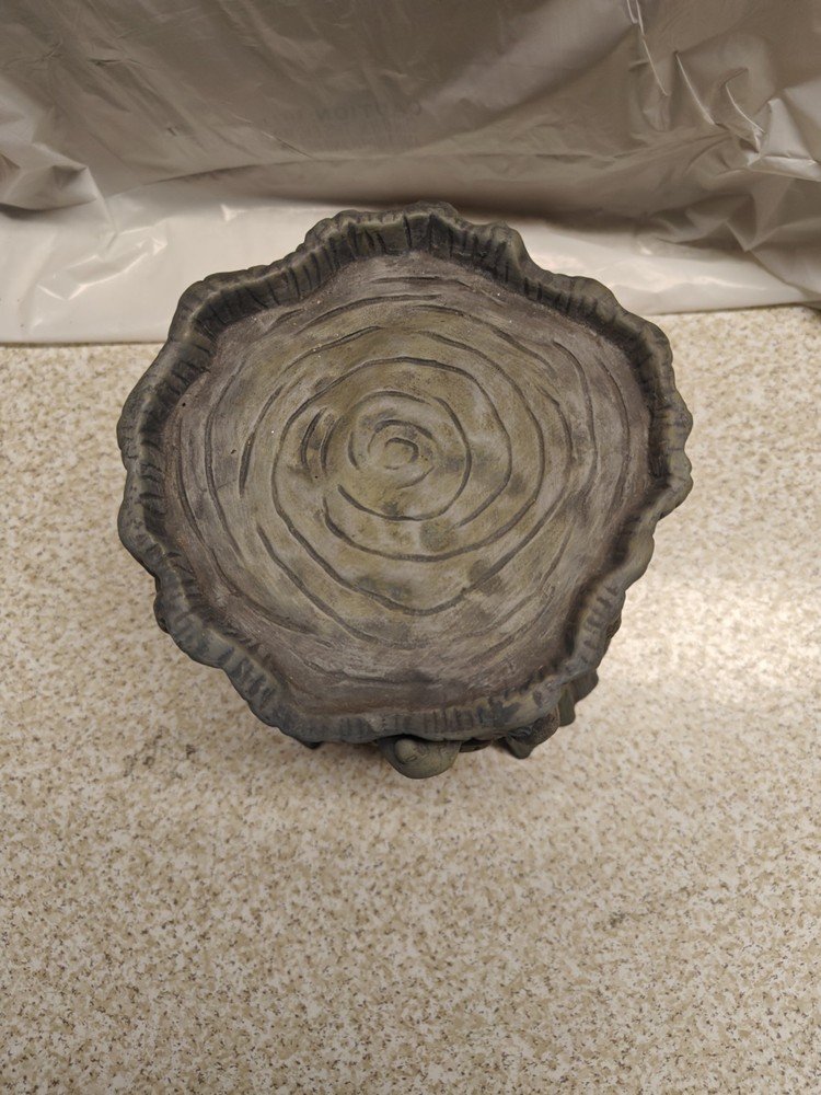 Ceramic Toad House Tree Stump