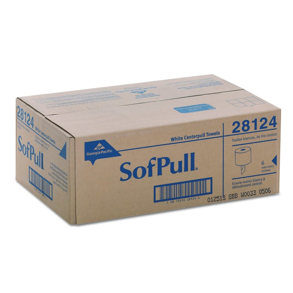 Georgia-Pacific SofPull Centerpull Regular Capacity Premium Paper Towel, Whit...