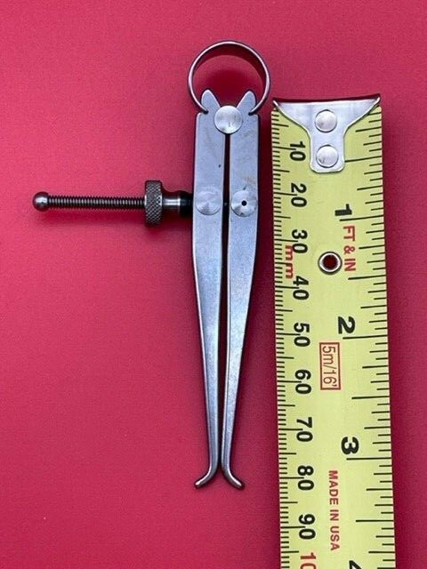 Starrett 73A-3 Yankee Spring-Type Inside Caliper, 3" Size, Solid Nut IN STOCK