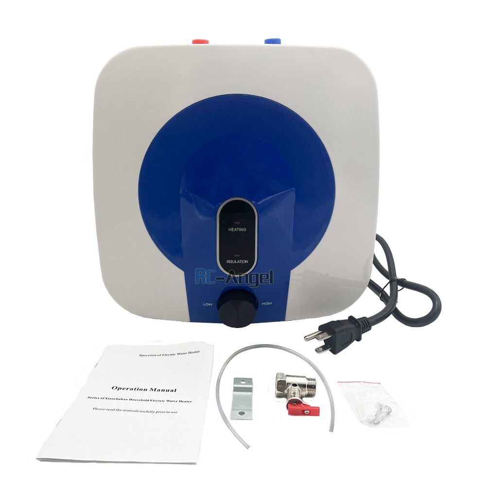 10L Instant Electric Hot Water Heater Shower Compact Mini-Tank Storage RV 110V