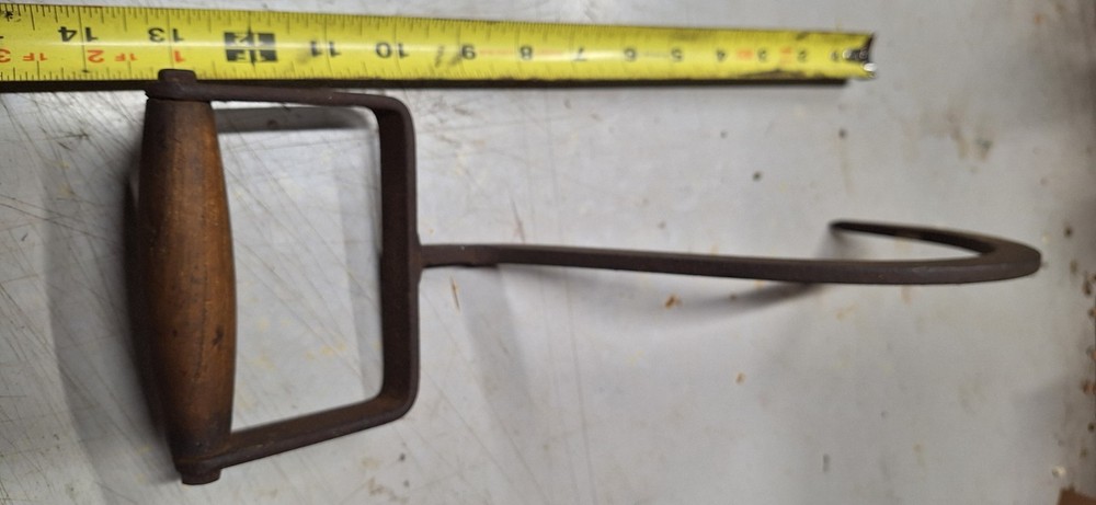vintage hay bale hook