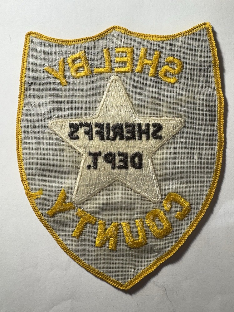 Shelby County Illinois Sheriff Patch