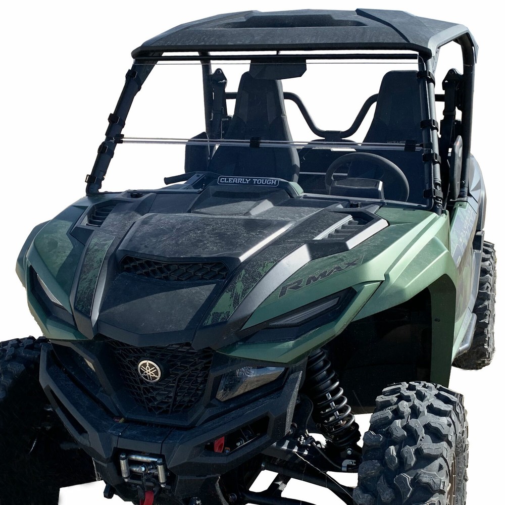 Clearly Tough Yamaha Wolverine RMAX 1000 Full Folding Windshield