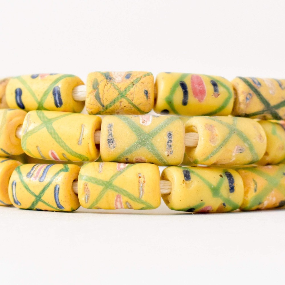 Venetian Yellow Trade Beads
