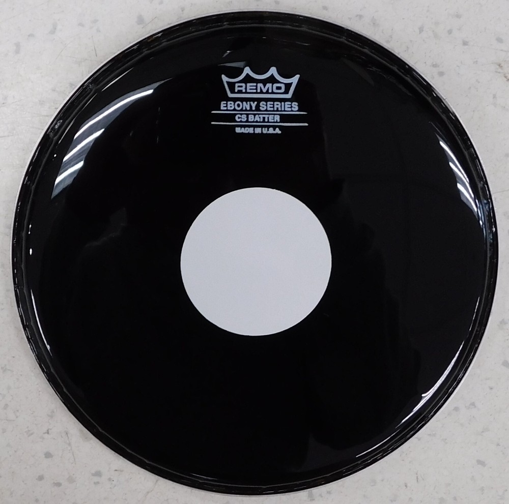 Remo ES-0315-CS - 15" Ebony Drum Head with White Dot