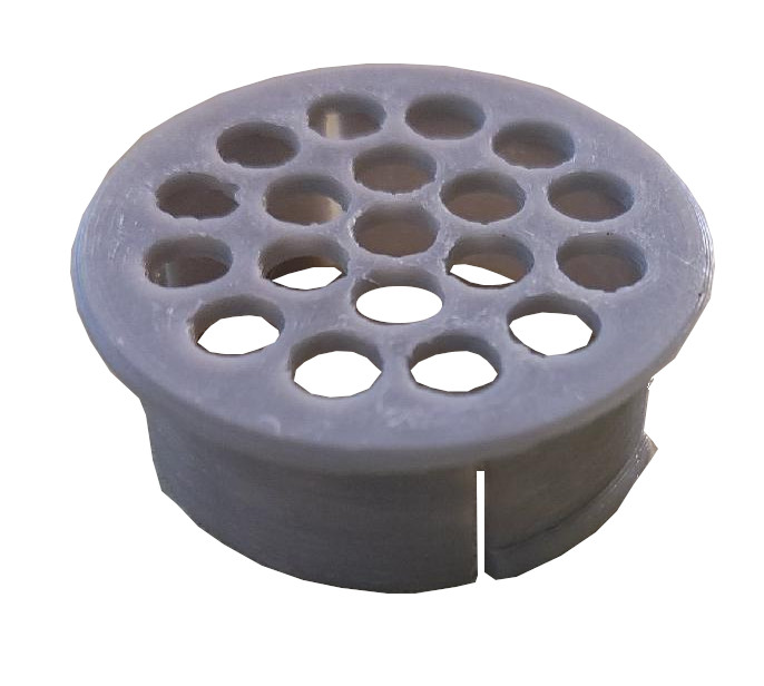Easy-clean tub drain strainer