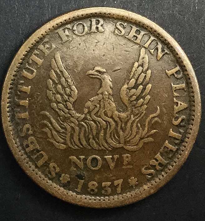 Hard Times 1837 May 10th Phoenix Rising HT-66 nice