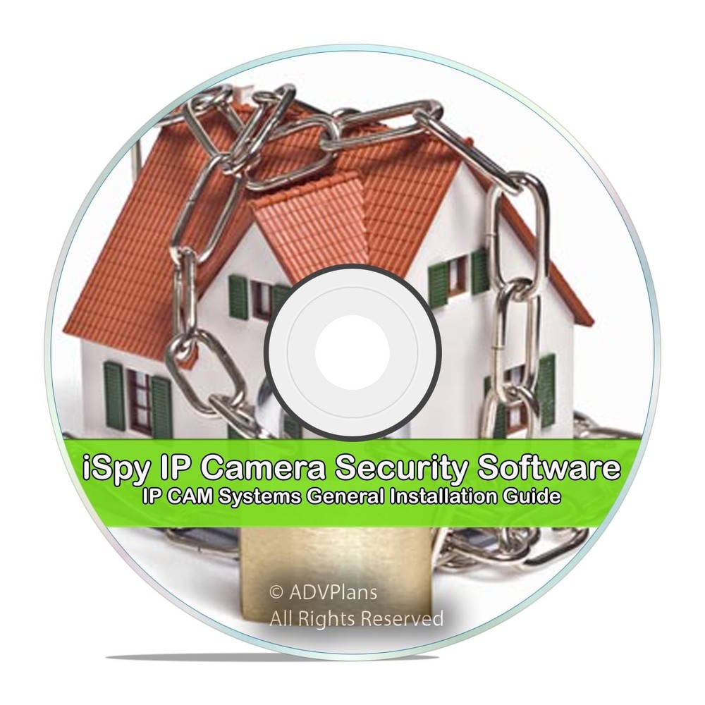 iSpy IP Camera DVR Home Security Surveillance Video Recording Software, CD