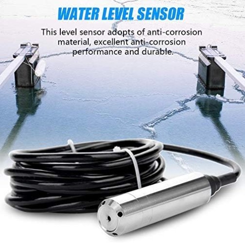 DC 24V 4-20mA Throw-in Type Liquid Water Level Sensor Transmitter For Detecti...