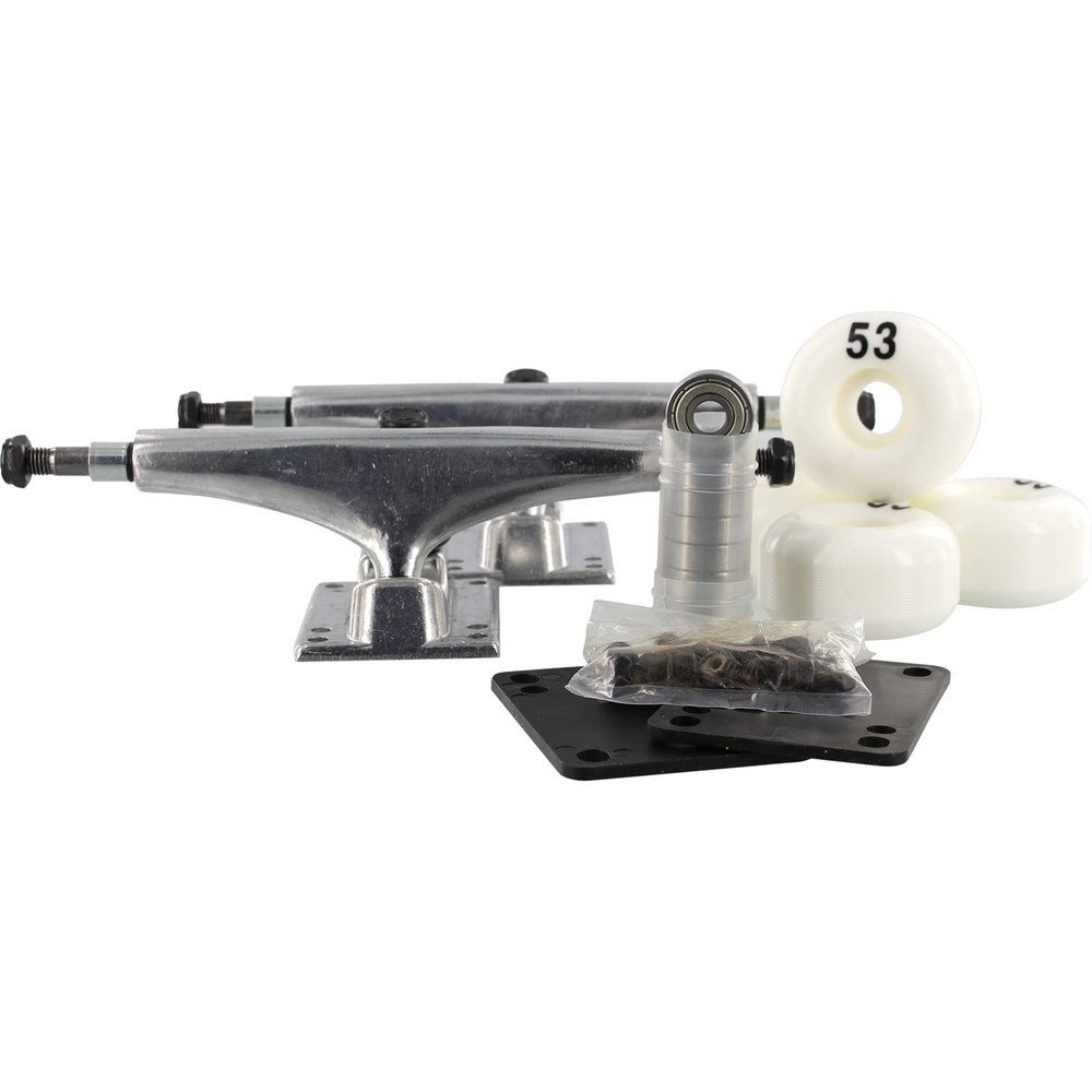 Essentials Component Pack 5.25 Raw with 53mm White Wheels