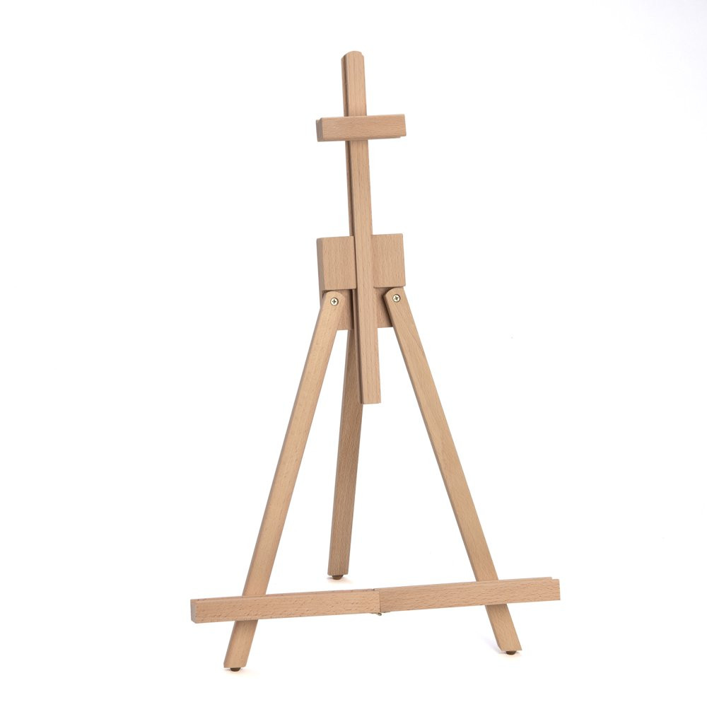 TABLETOP WOODEN EASEL Adjustable Picture Tripod Display, 20" Max
