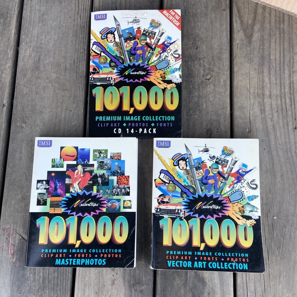 Masterclips Premium Image Collection Retro Vintage Software Box Set