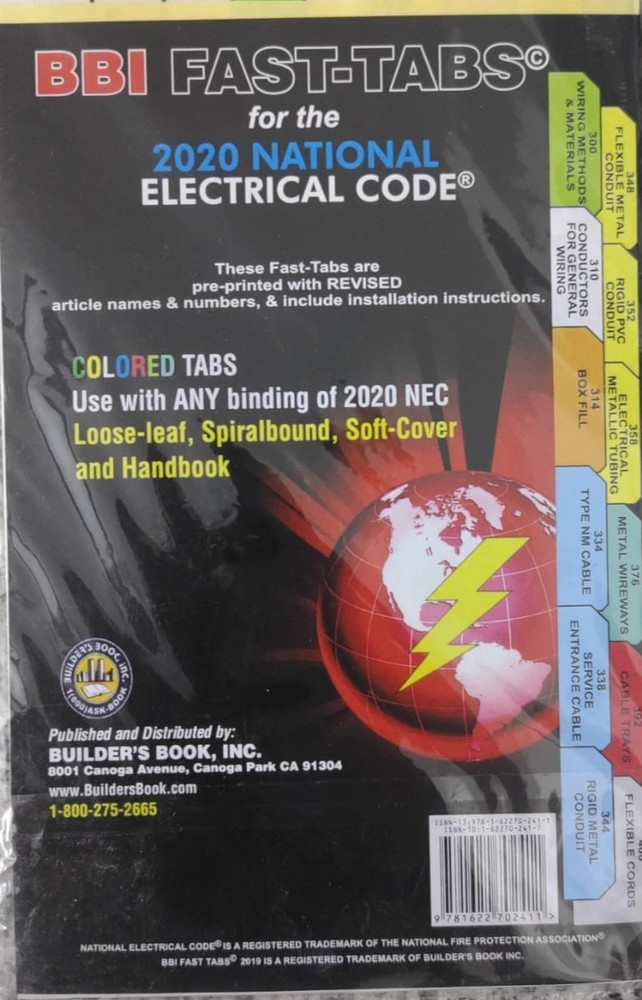 NFPA 2020 BBI FAST TAB