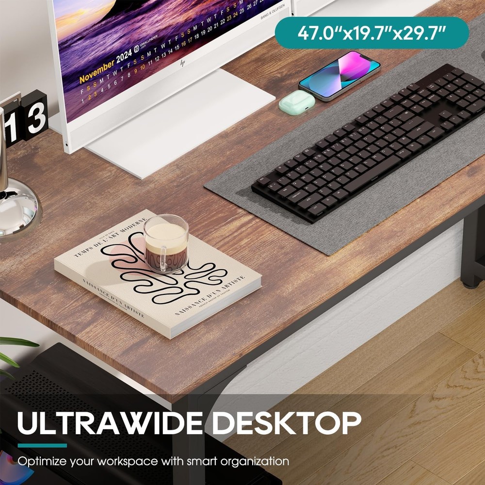 Computer Desk,Home Office Desk Modern Simple Style Home Office Study Writing