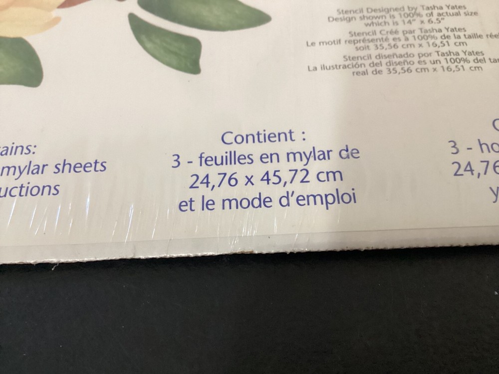 New Package of Plaid Co. Stencil Decor Multiple Layer Boarder Patterns