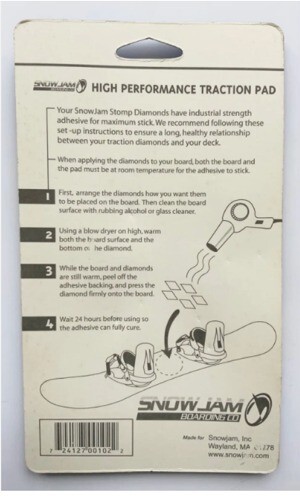 New Snowjam Zuma Snowboard Stomp Traction Pad