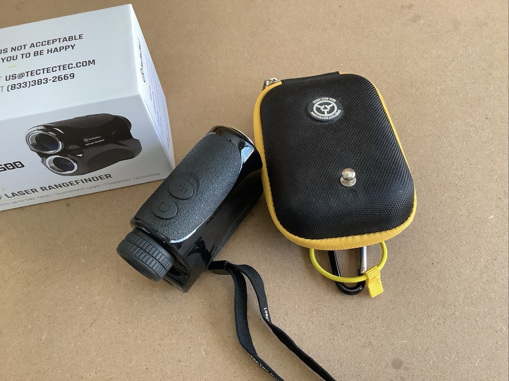 TecTecTec VPRO500 Waterproof Laser Golf Rangefinder With Case