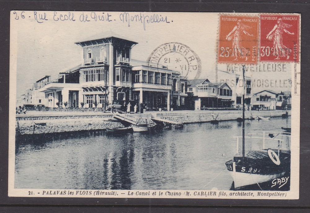 FRANCE  1938  POST CARD