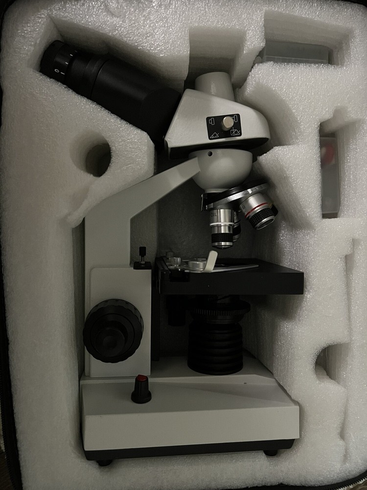 Professional Binocular Microscope with Double Layer Stage Abbe Condenser “READ”