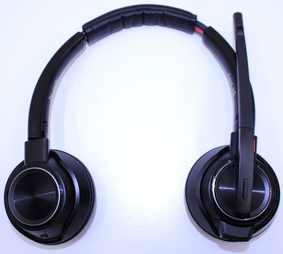 Plantronics Poly Savi W8220 Wireless Headset System w/ Base Power USB Tested