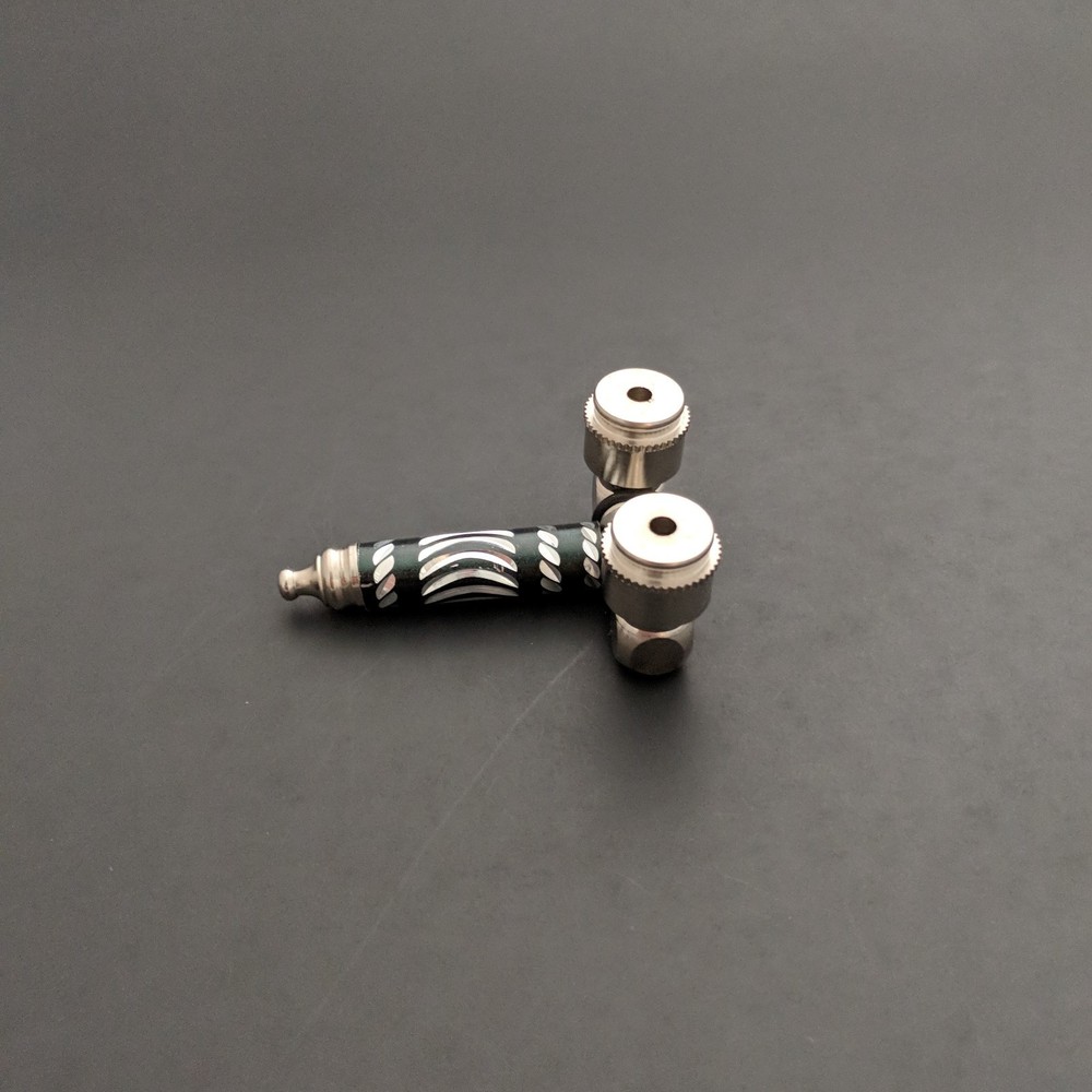 1 Metal double bowl pipe