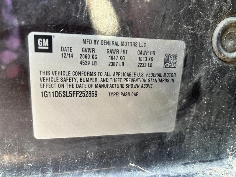 Stabilizer Bar Rear Fits 14-20 IMPALA 104622813