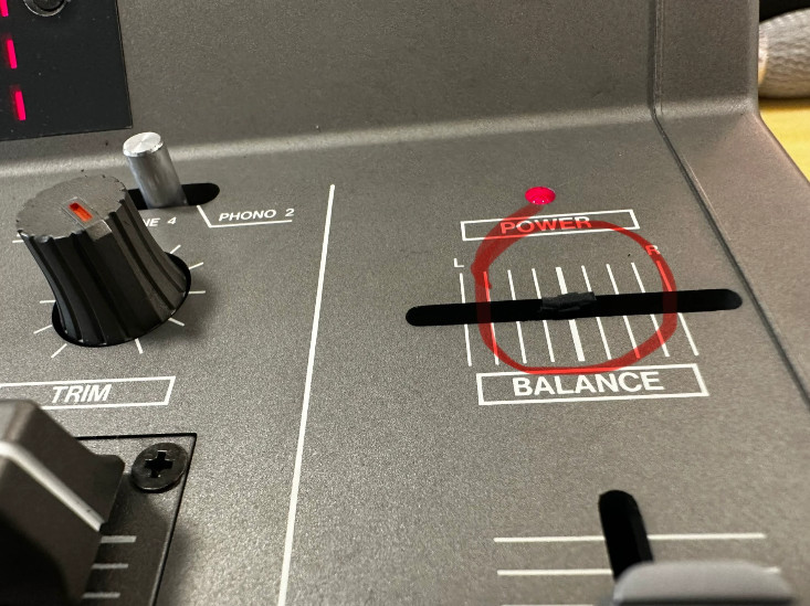 1pcs Vestax PMC005 Mixing Console