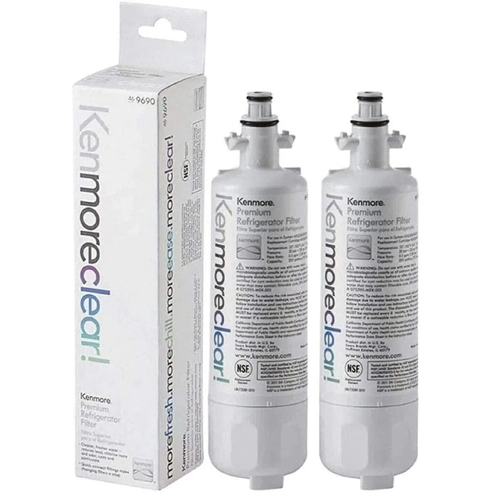 4 Pack New Kenmore 9690 469690 Replacement Refrigerator Water Filter 46-9690