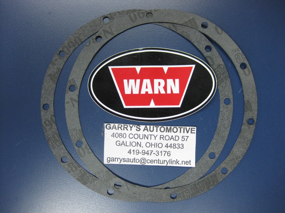 2 PC WARN 98274 13848 Replacement Winch End Housing Gasket Pair Set