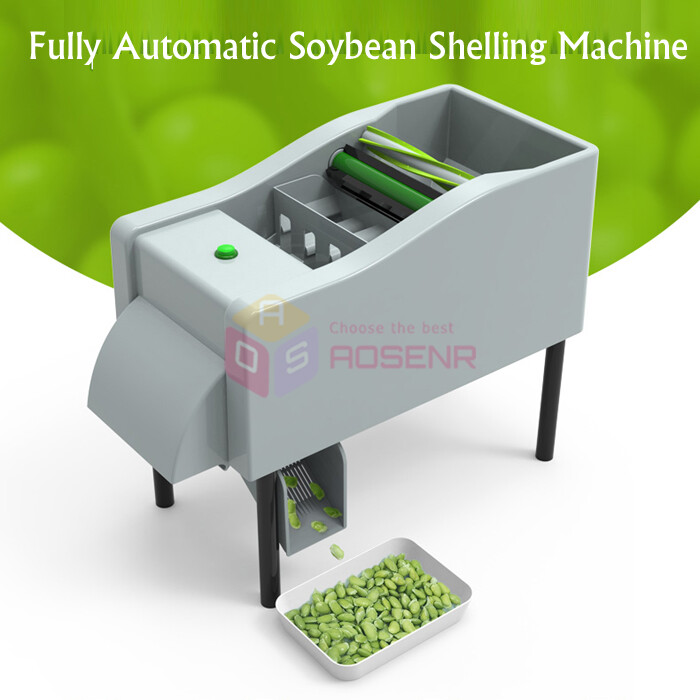 Fully Automatic Soybean Sheller Pea Peeler Edamame Shelling Peeling Machine