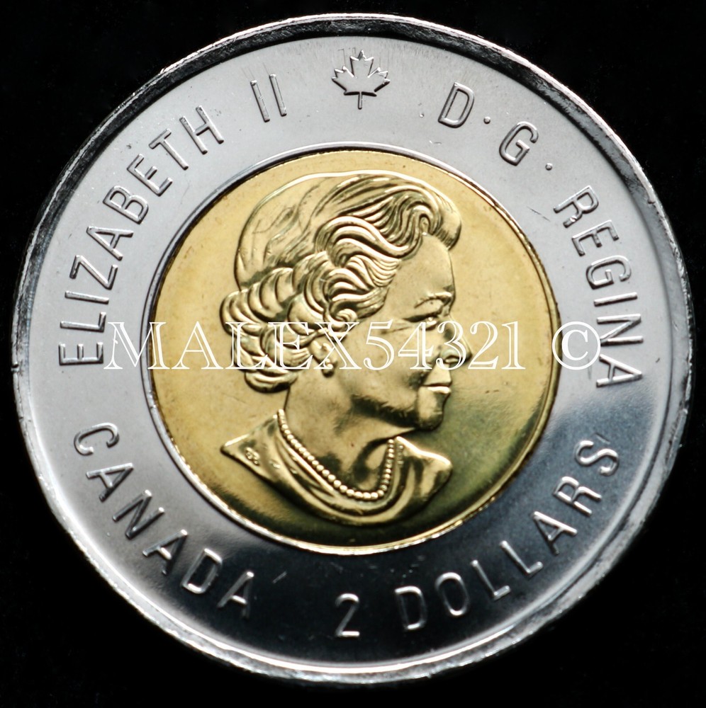 🇨🇦 ​CANADA 2019 COLOURED "D-DAY" 2 DOLLARS UNCIRCULATED