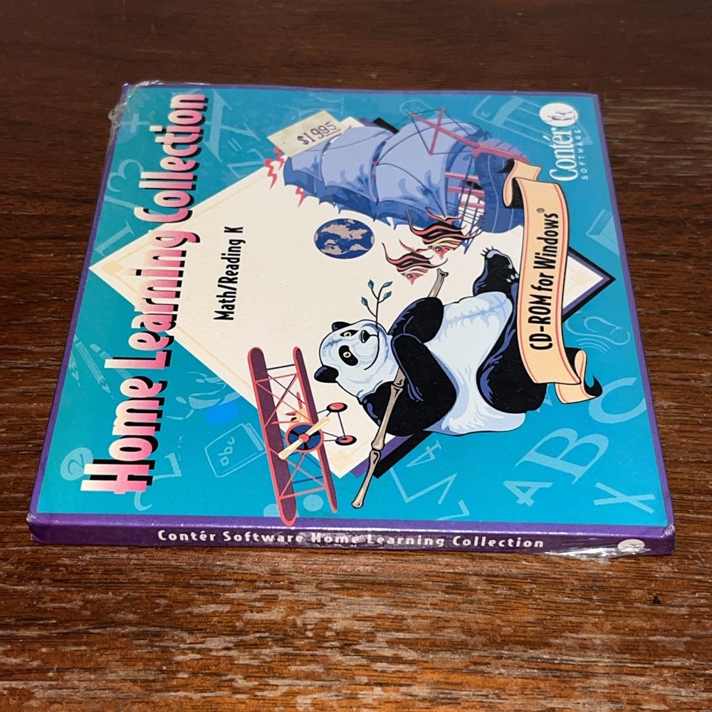 Home Learning Collection Math Reading K CD-ROM For Windows 3.1 - Conter Software