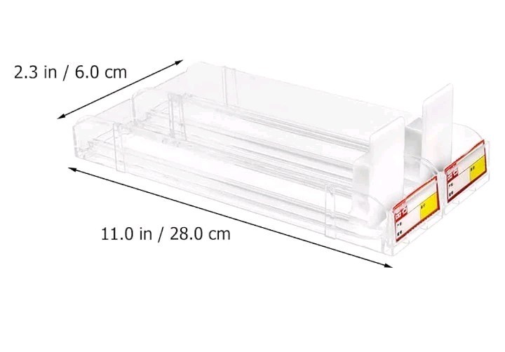 Spring Loaded Cigarette Shelf Pusher, 4PCS Store Display Holder Acrylic