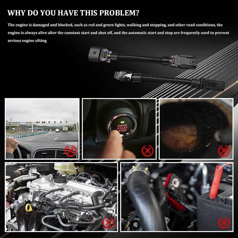 Auto Start Stop Harness Disable Eliminator for 2019-2024 Chevy Equinox