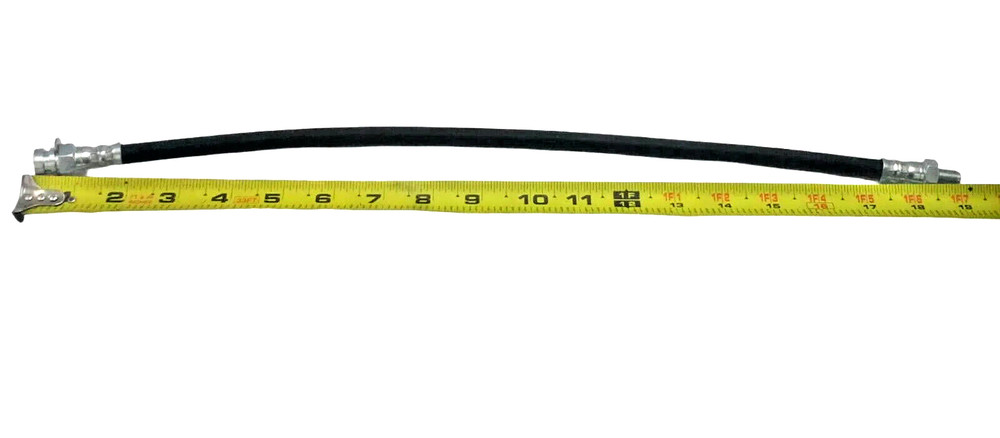 Hydraulic Brake Hose Straight 3/16" Male & Female Fittings 18-7/8 Long
