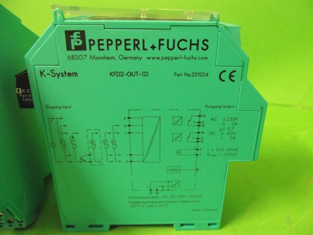 PEPPERL+FUCHS K-System KFD2-GUT-1D
