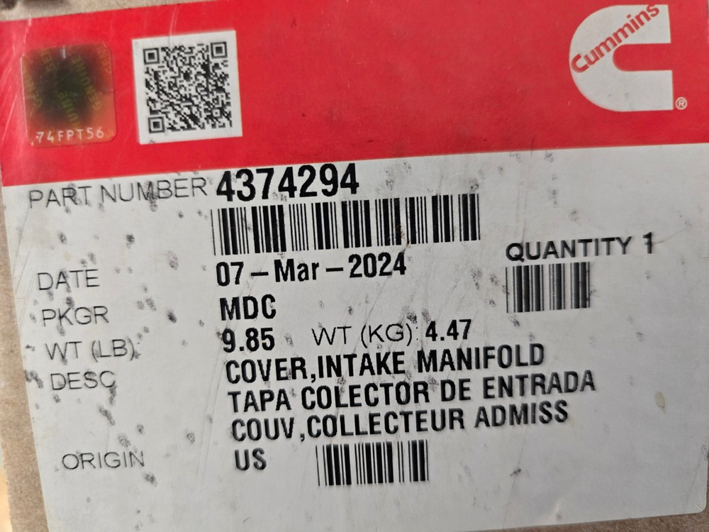 Genuine Cummins 5415562 Oxygen Sensor