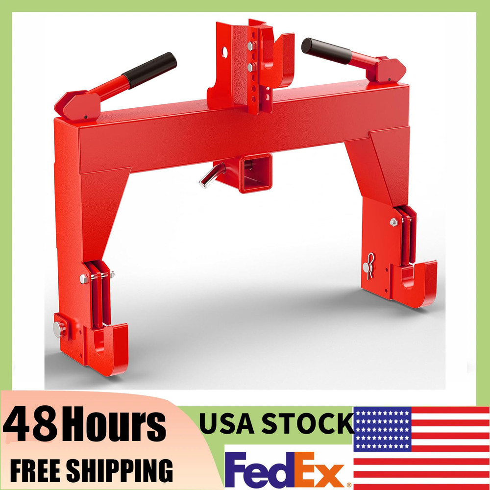 ⭐3-Point Quick Hitch Fit Category 1 & 2 Tractor Lifting Capacity Tractor 3000LBS