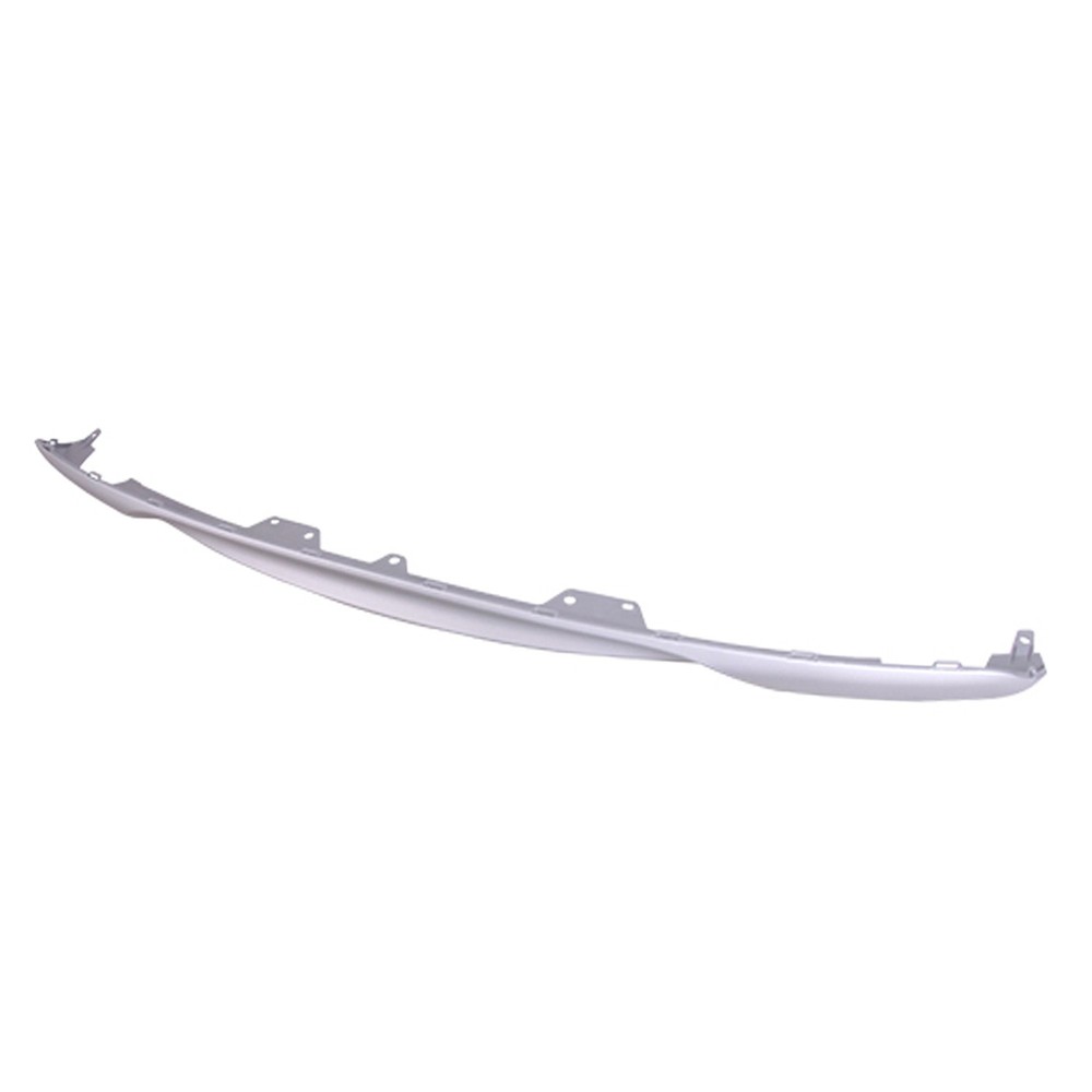 Silver Textured Polypropylene Rear Lower Valance Panel w/o Exhaust space Type