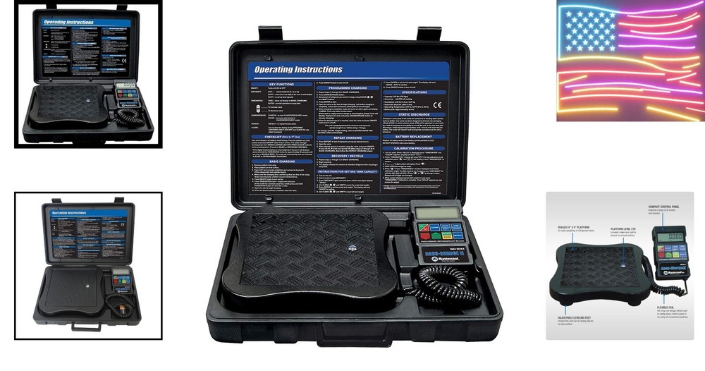 Electronic Refrigerant Scale, Black